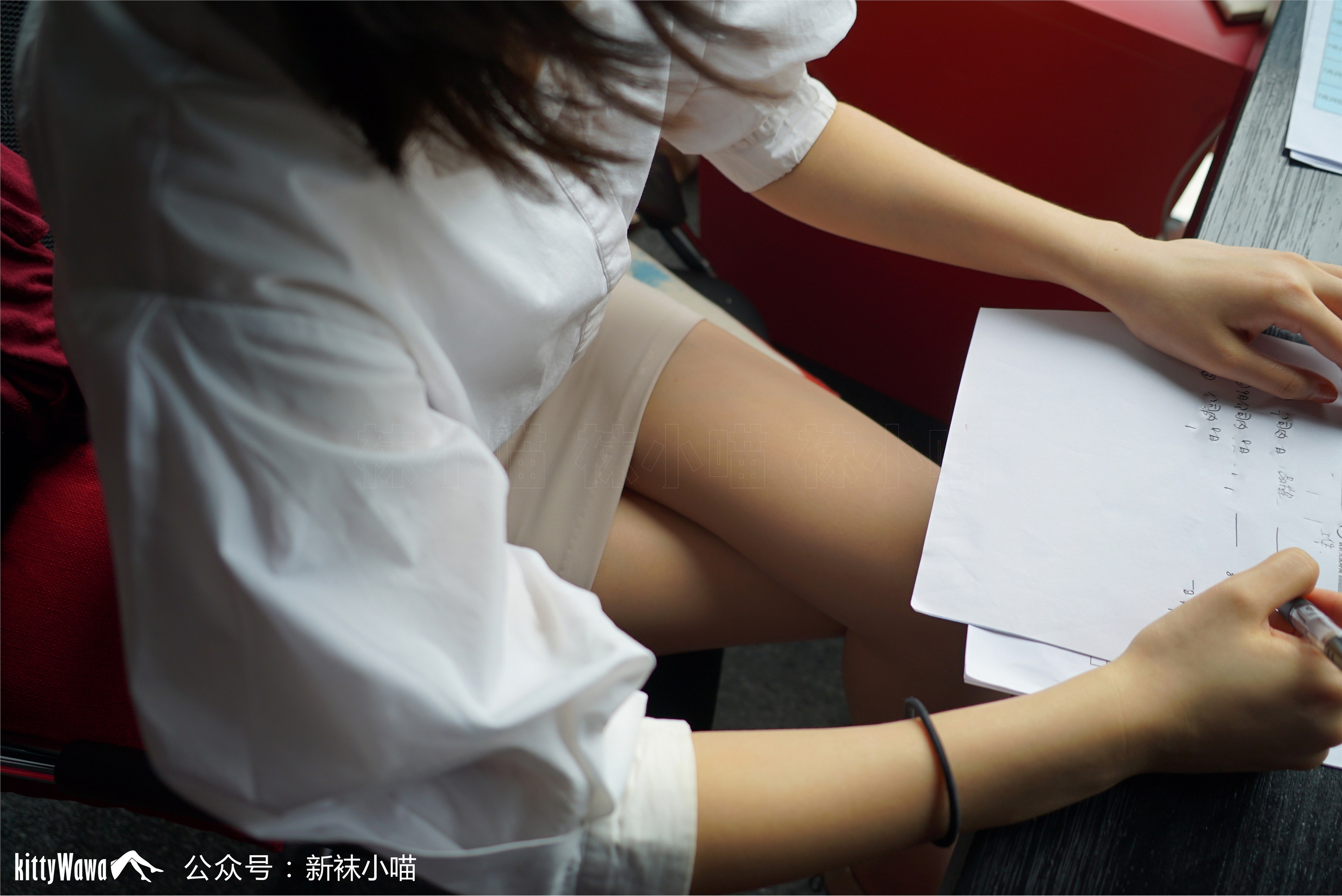 kittyWawa袜小喵故事集  KTS014 加班